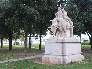 Statue in park near Sants Station