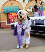 Catherine with a Disney Character