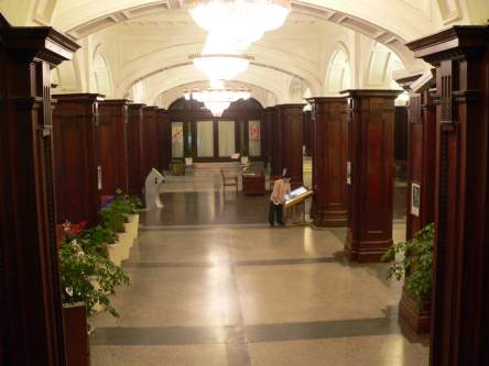 The Hotel lobby and reception area