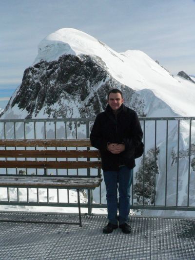 David at the top of Little Matterhorn