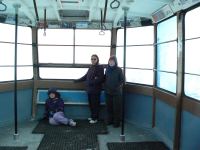 In the large cable car (the first one we went in)